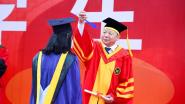 Graduates return to university for belated celebration