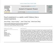 УϵʦŷԽоɹڹһڿJournal of Corporate Financeʽ