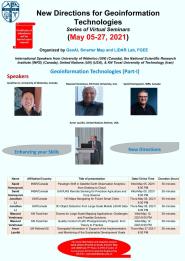 New Directions for Geoinformation  Technologies(May 05-27,2021}