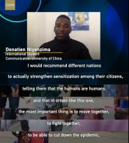 中国传媒大学两名非洲留学生就国际抗疫接受媒体采访