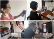 离退休教职工党员收看高校党组织战“疫”首场示范微党课