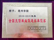 ѧԺٻ2018-2019ȫ޳Ѫٽλ